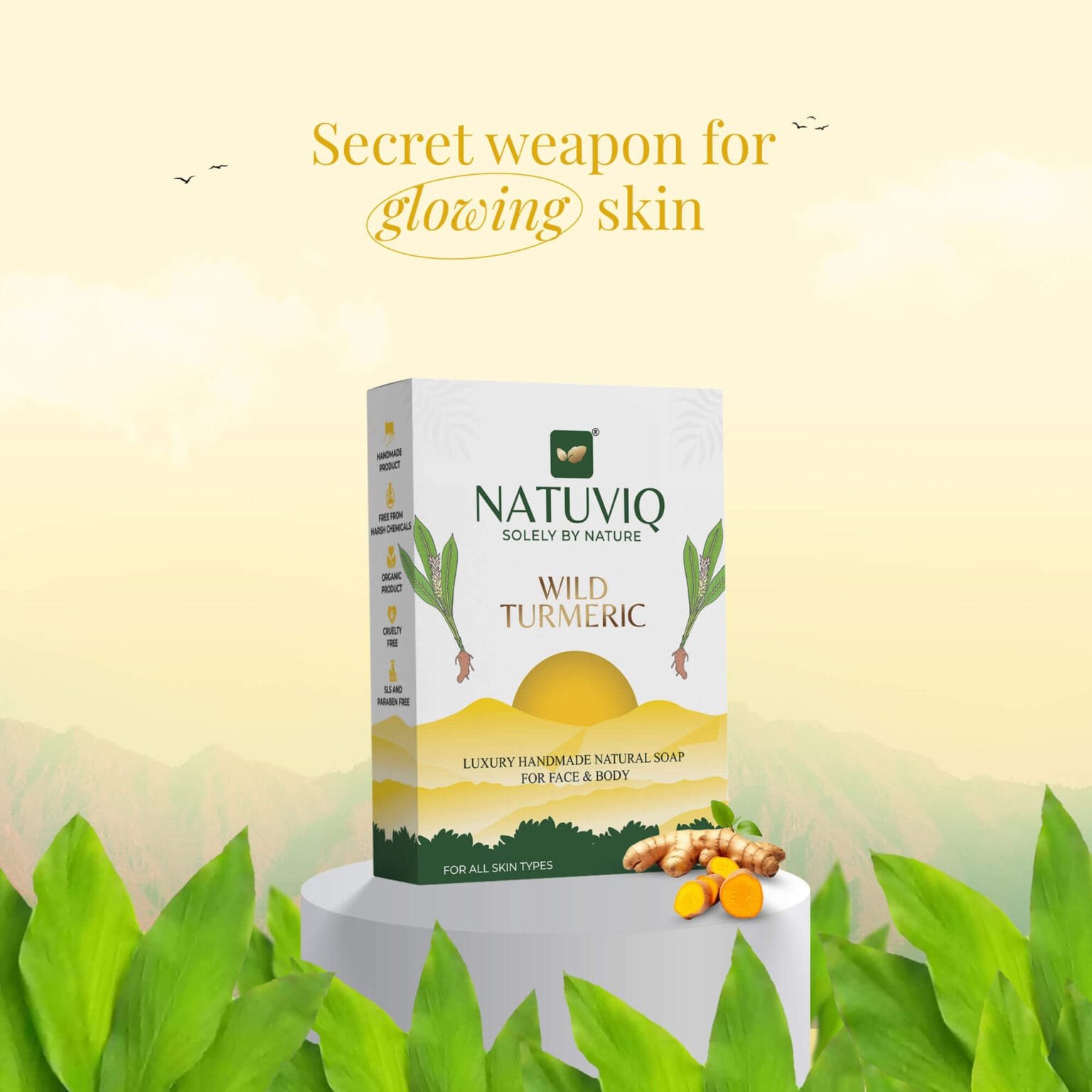 Natuviq Wild Turmeric Glycerin Soap 110G